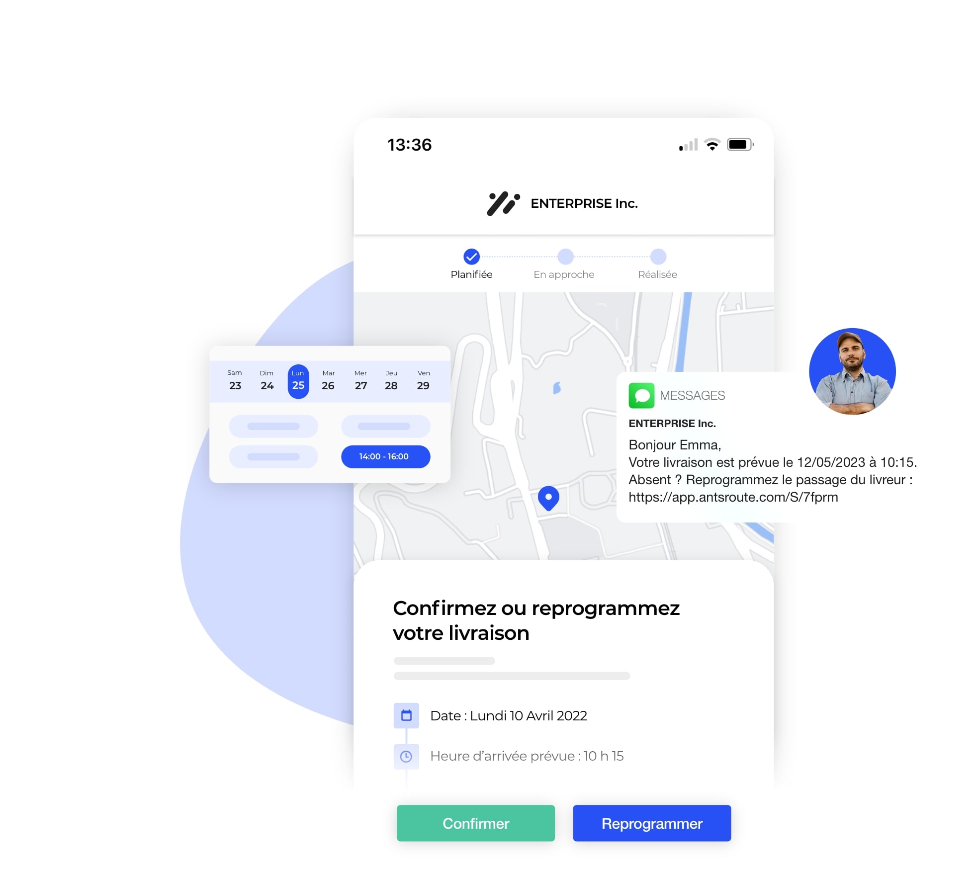Le site de réservation AntsRoute permet de limiter les rendez-vous non honorés.