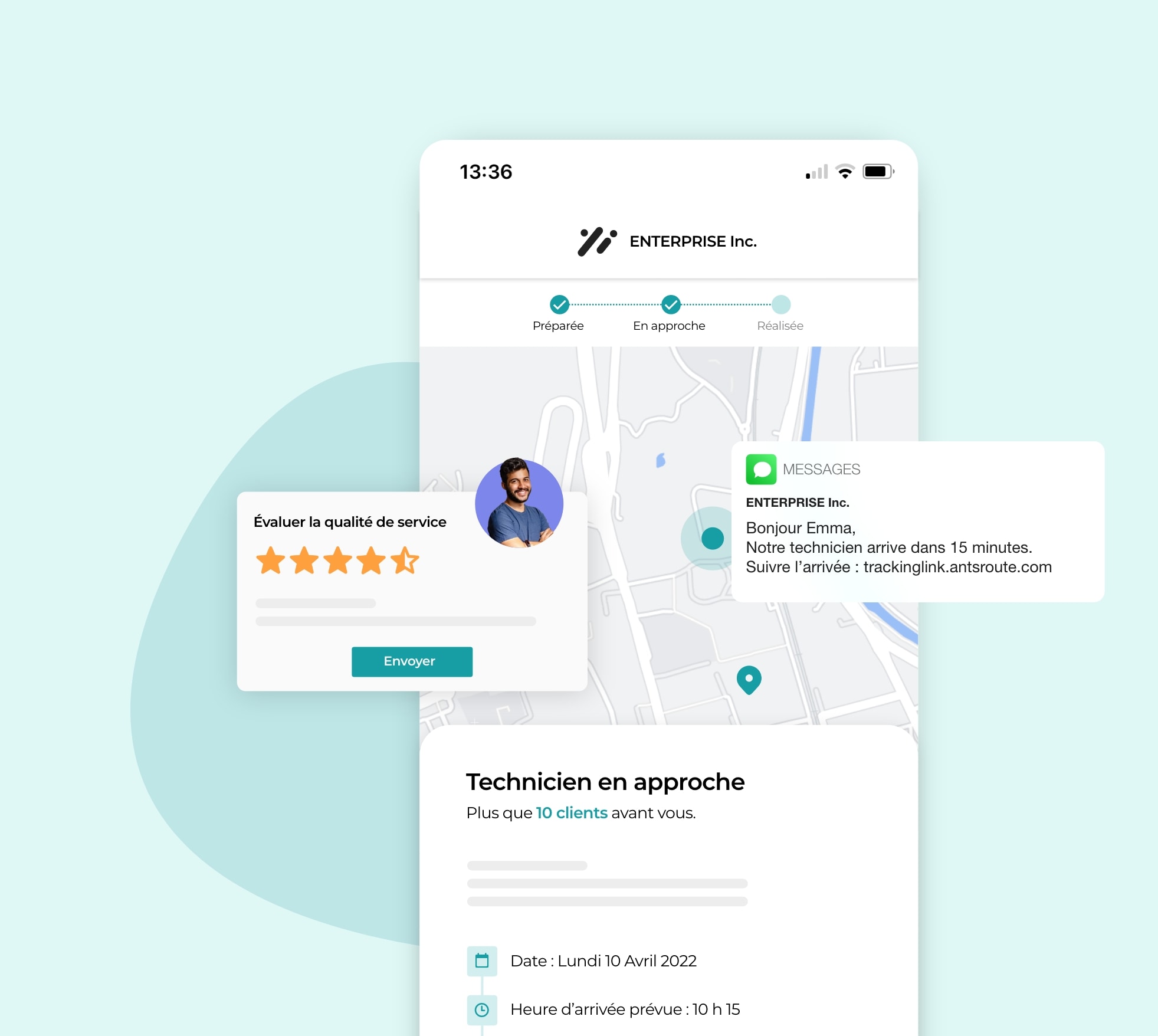 Une plateforme qui propose un service d’intervention de qualité aux clients.
