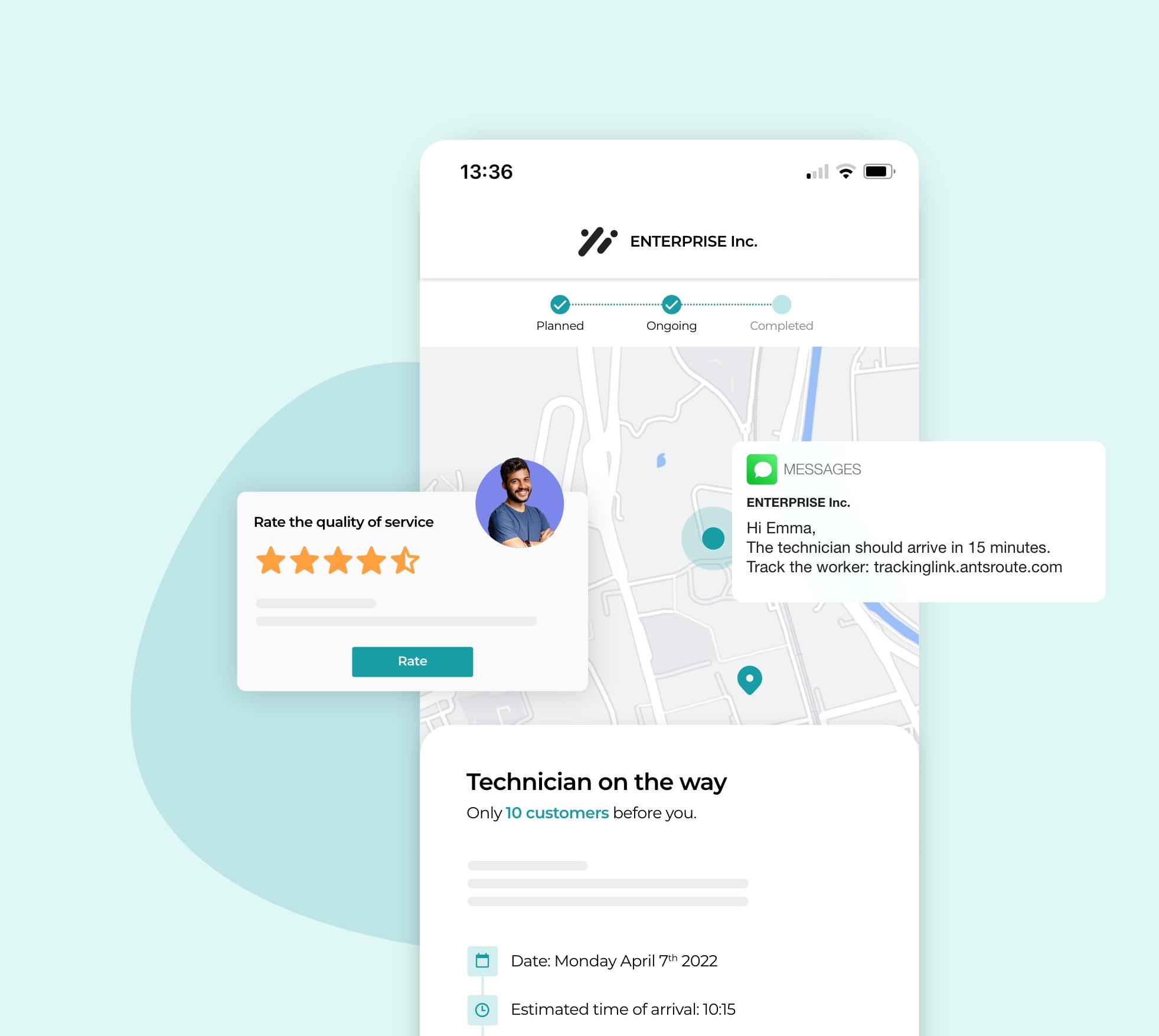 Platform that offers customers quality field services.