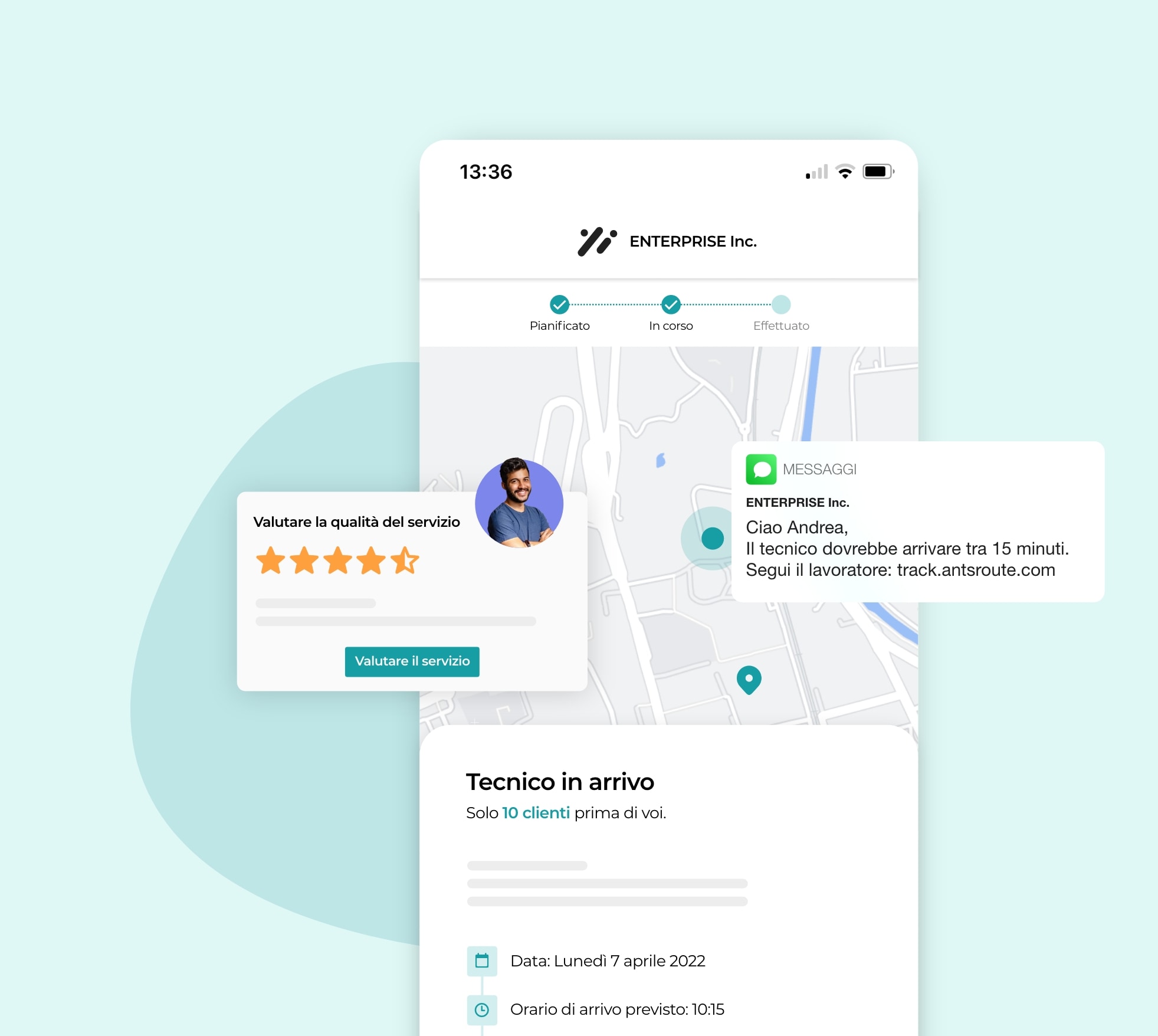 Una piattaforma che offre ai clienti un servizio di qualità.