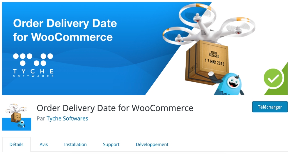 description du plugin Order Delivery Date Pro for WooCommerce