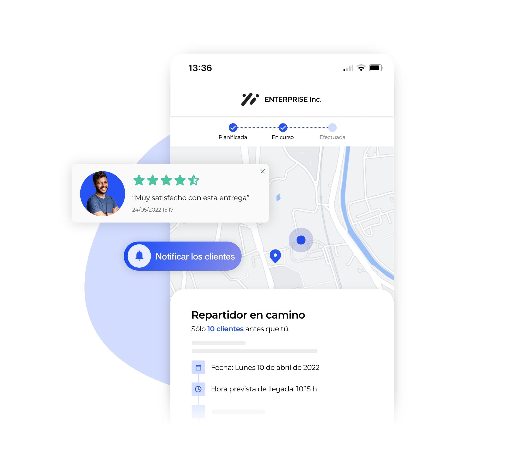 AntsRoute ofrece una experiencia de entrega o servicio de campo de calidad.
